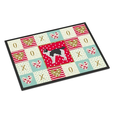 Carolines Treasures 18 x 27 in. Japanese Bobtail Cat Love Indoor or Outdoor Mat CK5627MAT